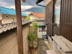 広島市安芸区の空き家で竹・庭木を剪定後